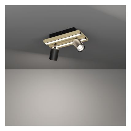 Eglo - LED-spottvalgusti 2xLED/2,2W/230V + 2xLED/1,2W + 2xLED/2W beež/must