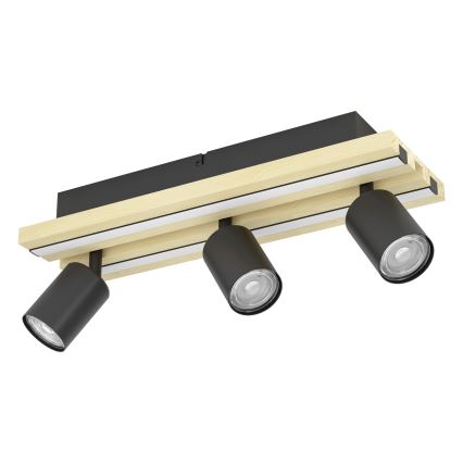 Eglo - LED suunavalgusti 3xLED/2,2W/230V + 2xLED/1,2W + 2xLED/2W beež/must