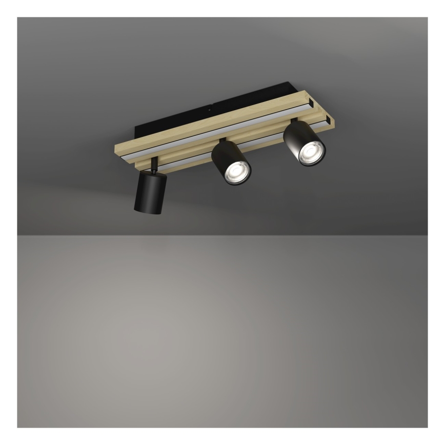 Eglo - LED suunavalgusti 3xLED/2,2W/230V + 2xLED/1,2W + 2xLED/2W beež/must