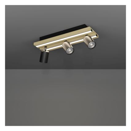 Eglo - LED suunavalgusti 3xLED/2,2W/230V + 2xLED/1,2W + 2xLED/2W beež/must