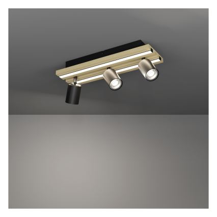 Eglo - LED suunavalgusti 3xLED/2,2W/230V + 2xLED/1,2W + 2xLED/2W beež/must