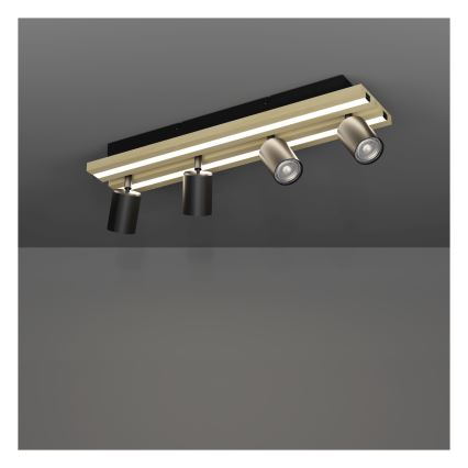 Eglo - LED suunavalgusti 4xLED/2,2W/230V + 2xLED/1,2W + 2xLED/2W beež/must