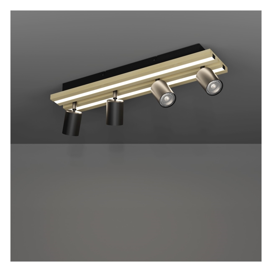 Eglo - LED suunavalgusti 4xLED/2,2W/230V + 2xLED/1,2W + 2xLED/2W beež/must