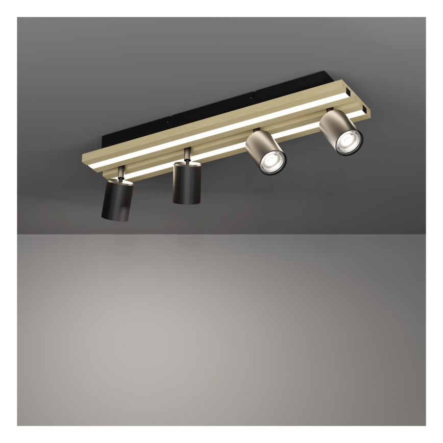 Eglo - LED suunavalgusti 4xLED/2,2W/230V + 2xLED/1,2W + 2xLED/2W beež/must