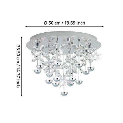 Eglo - dimmendatav LED-laevalgusti LED/27W/230V