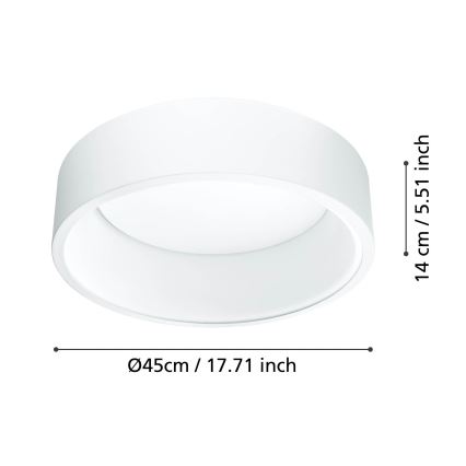 Eglo - LED Hämardatav laevalgusti 1 LED/25,5W/230V