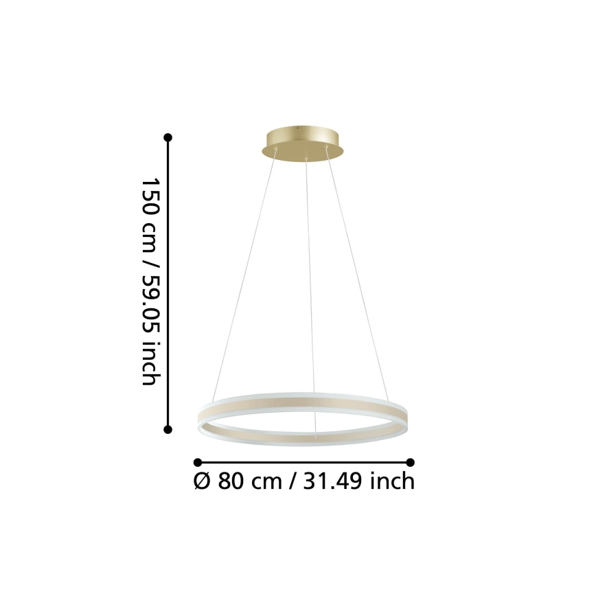 Eglo - Hämardatav LED lühter LED/78W/230V