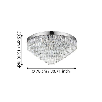 Eglo 39492 - Laevalgusti VALPARAISO 16xE14/40W/230V