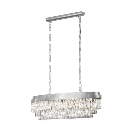 Eglo 39494 - Lühter VALPARAISO 10xE14/40W/230V läikiv kroom
