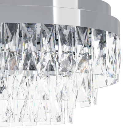 Eglo 39494 - Lühter VALPARAISO 10xE14/40W/230V läikiv kroom