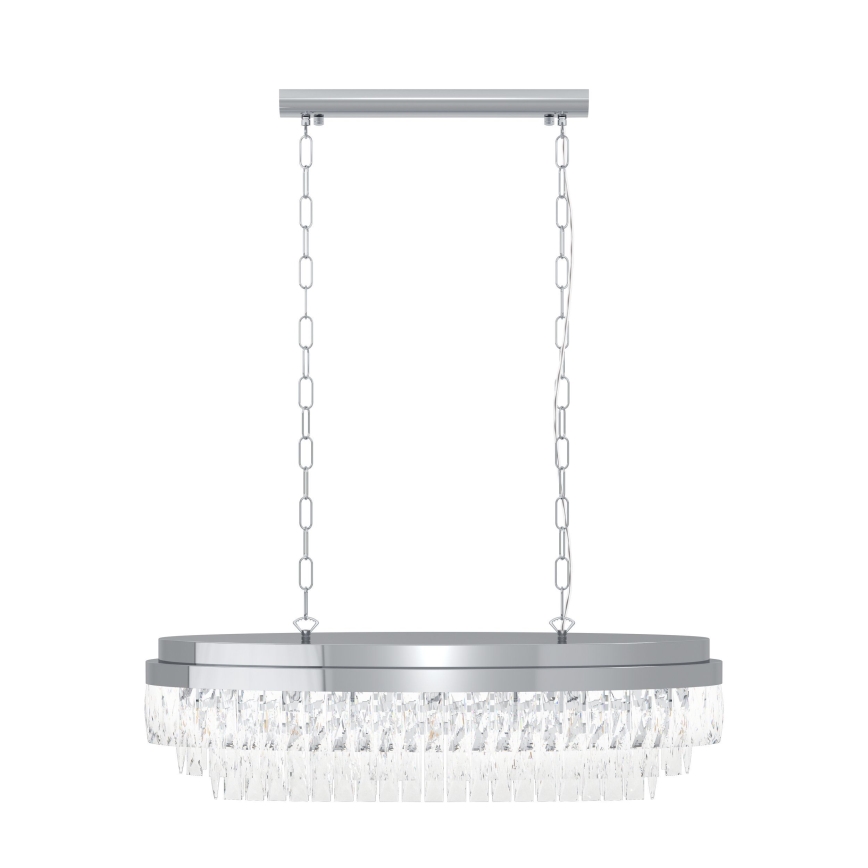 Eglo 39494 - Lühter VALPARAISO 10xE14/40W/230V läikiv kroom