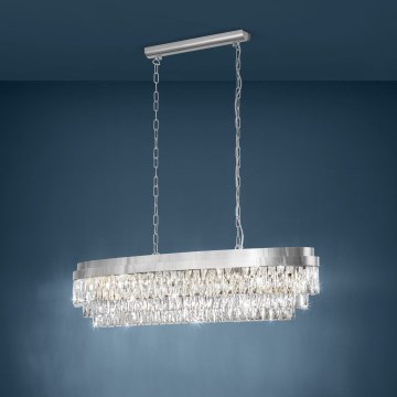 Eglo 39495 - Lühter VALPARAISO 13xE14/40W/230V läikiv kroom