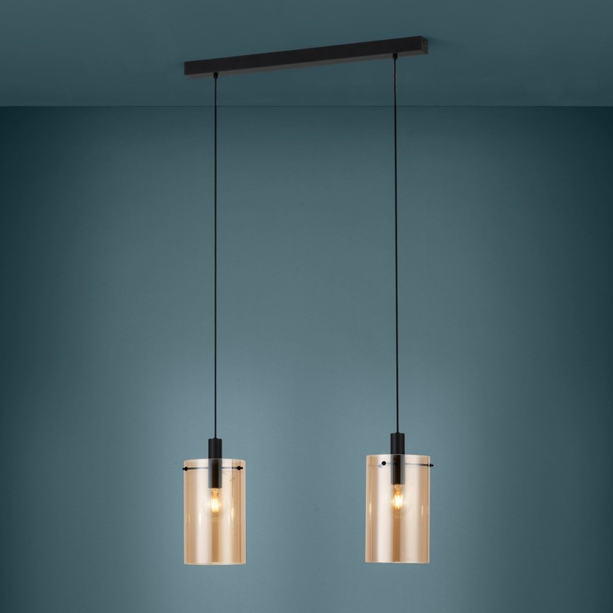 Eglo 39538 - Lühter POLVERARA 2xE27/40W/230V