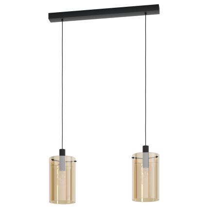 Eglo 39538 - Lühter POLVERARA 2xE27/40W/230V