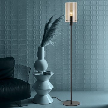 Eglo 39542 - Põrandalamp POLVERARA 1xE27/40W/230V