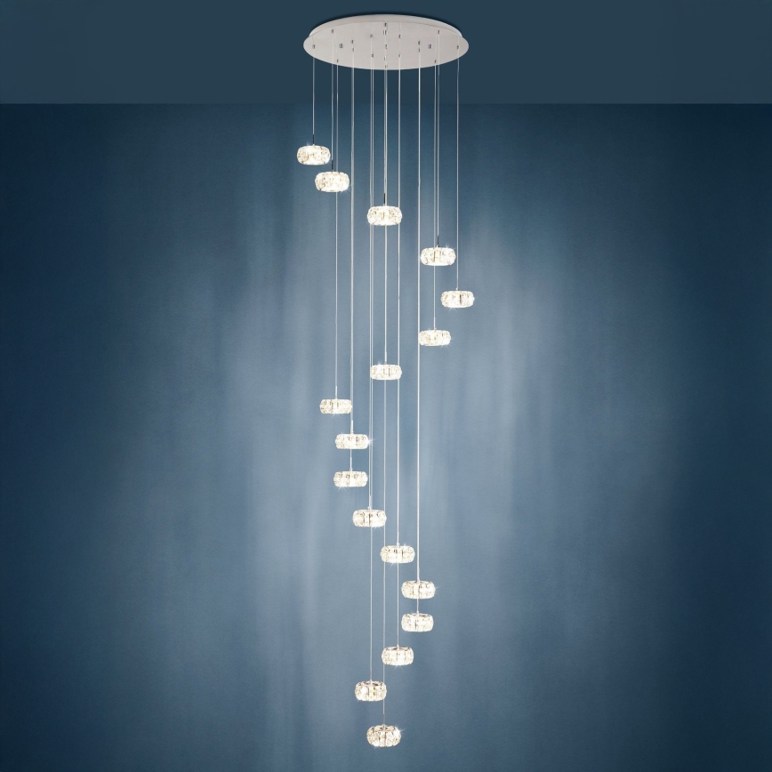 Eglo 39546 - LED Hämardatav lühter CORLIANO 17xLED/4,5W/230V