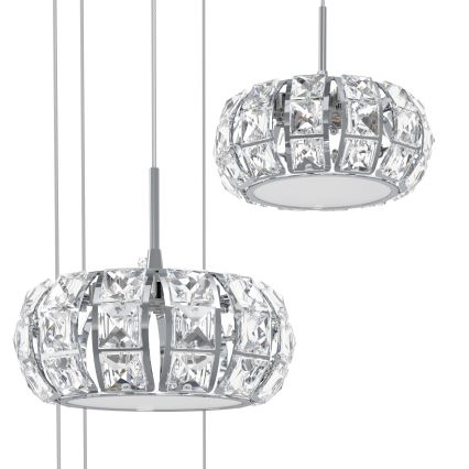 Eglo 39546 - LED Hämardatav lühter CORLIANO 17xLED/4,5W/230V