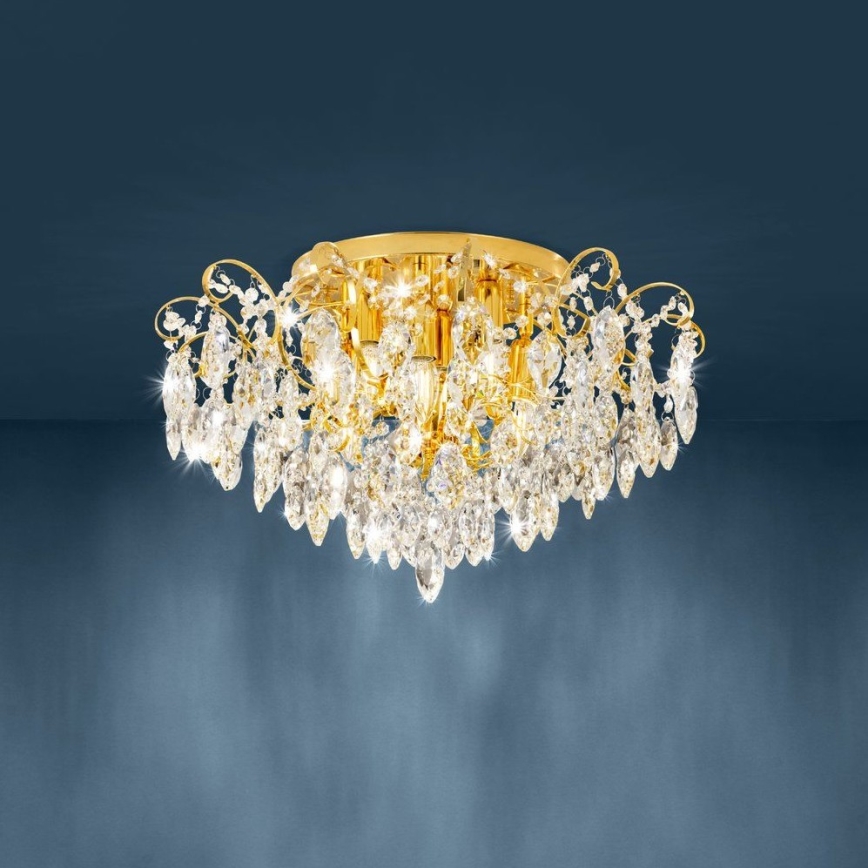 Eglo 39602 - Pinnale kinnitatav lühter FENOULLET 6xE14/25W/230V kuldne