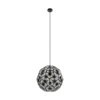 Eglo 39619 - Lühter 1xE27/60W/230V d. 50 cm must