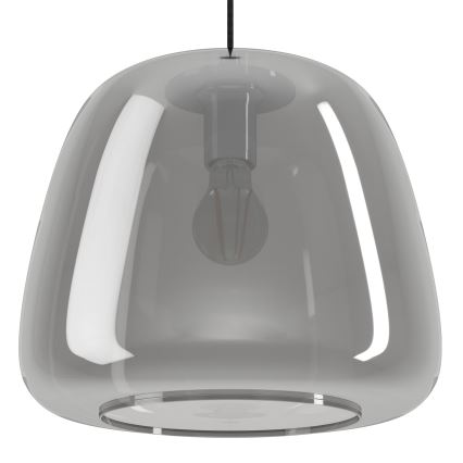 Eglo - Lühter 1xE27/40W/230V d. 35 cm suitsune