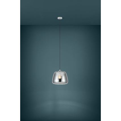Eglo - Lühter 1xE27/40W/230V d. 35 cm suitsune