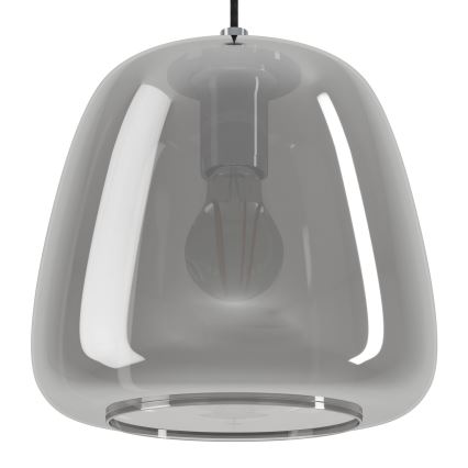 Eglo - Lühter 1xE27/40W/230V d. 26 cm suitsune
