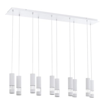 Eglo 39703 - LED Lühter BERNABETA 10xGU10/5W/230V valge