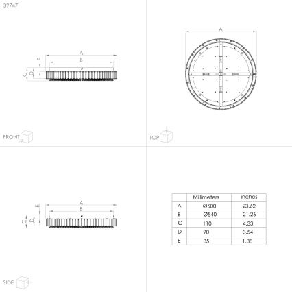 Eglo - LED Hämardatav laevalgusti LED/52,4W/230V