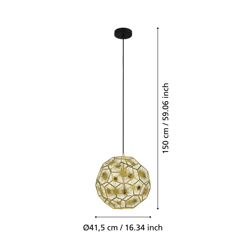 Eglo 39755 - Lühter SKOURA 1xE27/60W/230V d. 41 cm