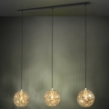 Eglo 39757 - Lühter SKOURA 3xE27/60W/230V