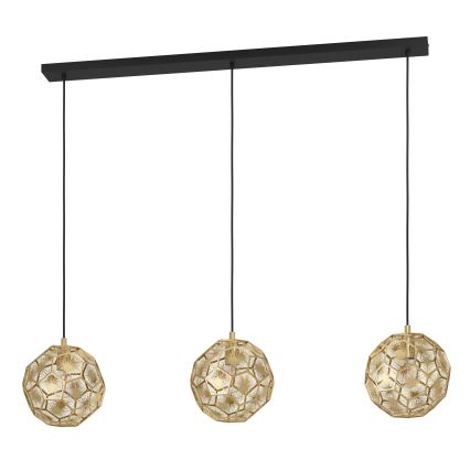 Eglo 39757 - Lühter SKOURA 3xE27/60W/230V