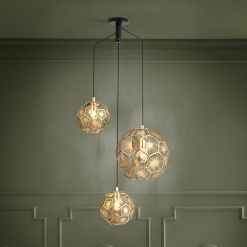 Eglo 39758 - Lühter SKOURA 3xE27/60W/230V