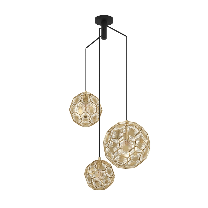 Eglo 39758 - Lühter SKOURA 3xE27/60W/230V