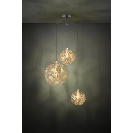 Eglo 39758 - Lühter SKOURA 3xE27/60W/230V
