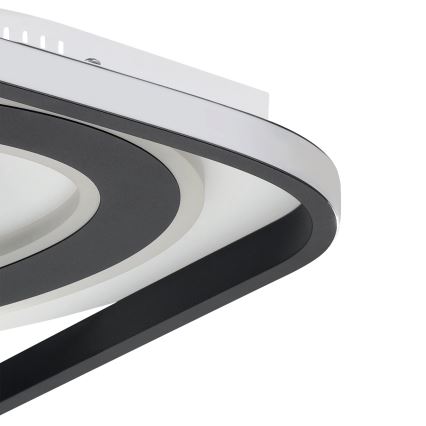 Eglo - LED Hämardatav laevalgusti LED/21,5W/230V + LED/10,5W + LED/3W 3000-6500K must + kaugjuhtimispult