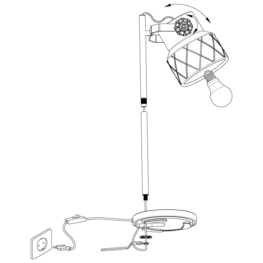 Eglo - Laualamp 1xE27/40W/230V