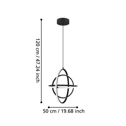 Eglo - LED Lühter LED/38W/230V
