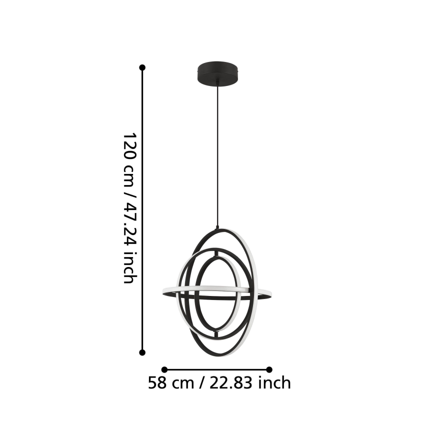 Eglo - LED Lühter LED/44W/230V
