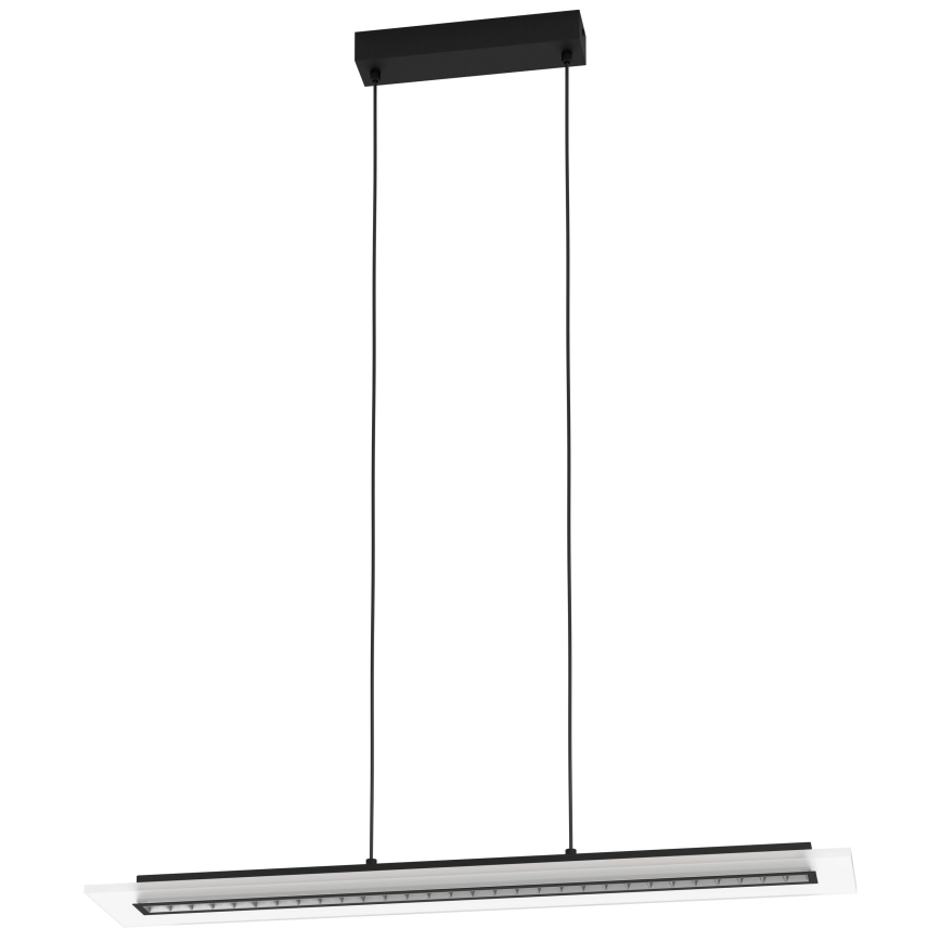 Eglo - LED Hämardatav lühter LED/57,5W/230V 3000K must + kaugjuhtimispult