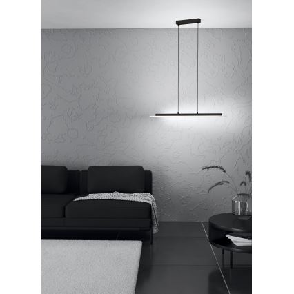 Eglo - LED Hämardatav lühter LED/57,5W/230V 3000K must + kaugjuhtimispult