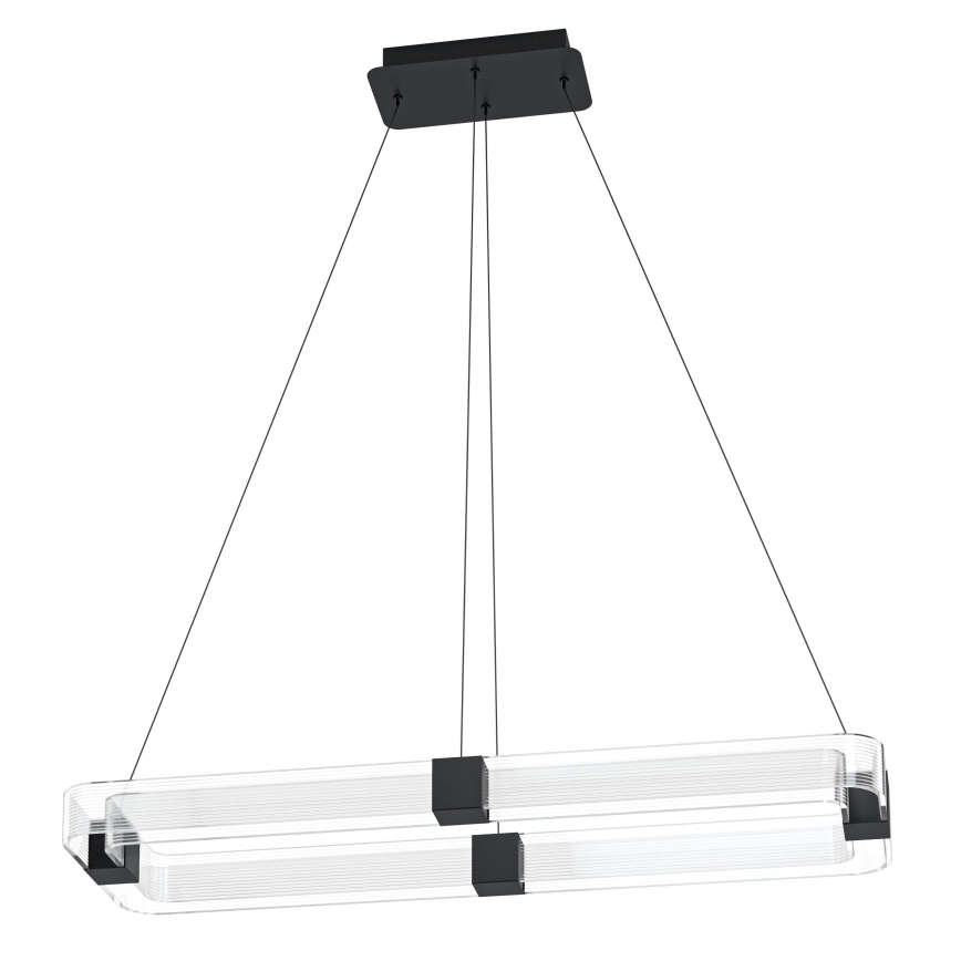 Eglo - LED Hämardatav lühter LED/39,2W/230V 3000K must