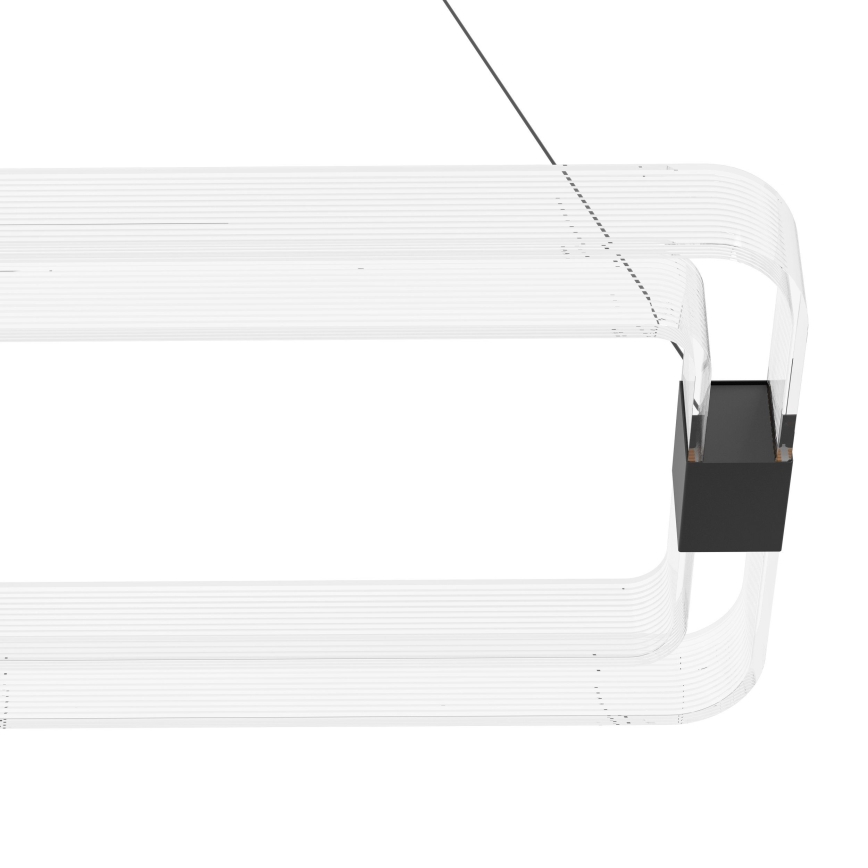 Eglo - LED Hämardatav lühter LED/39,2W/230V 3000K must