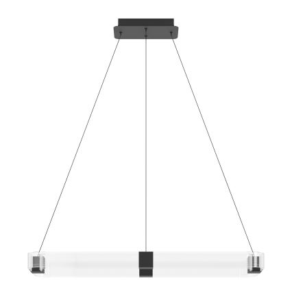 Eglo - LED Hämardatav lühter LED/39,2W/230V 3000K must