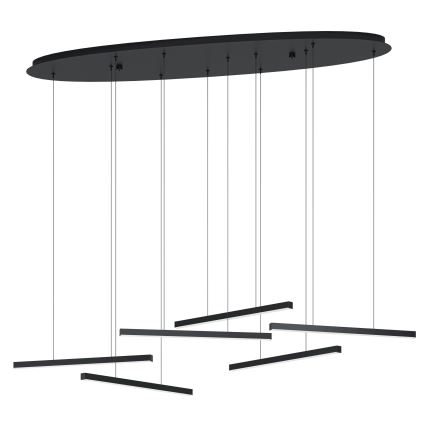 Eglo - LED Hämardatav lühter 6xLED/8,4W/230V 3000K must