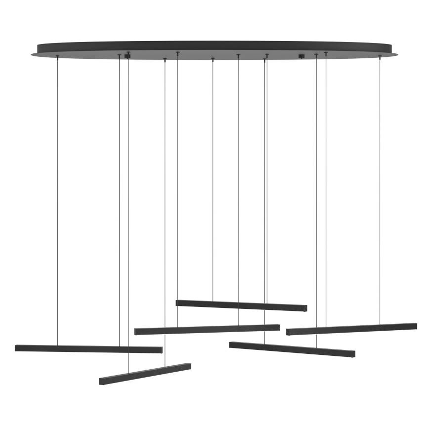 Eglo - LED Hämardatav lühter 6xLED/8,4W/230V 3000K must