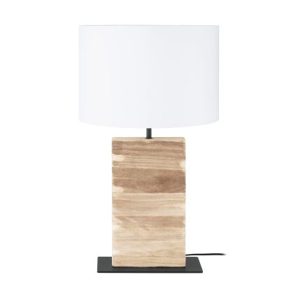 Eglo - Laualamp 1xE27/40W/230V 62,5 cm pruun