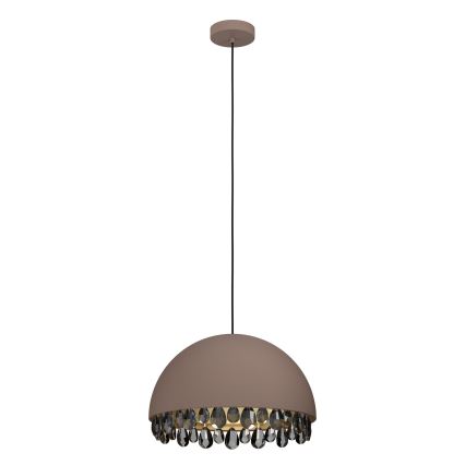 Eglo - Lühter 1xE27/40W/230V pruun