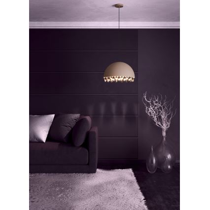 Eglo - Lühter 1xE27/40W/230V pruun