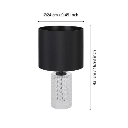 Eglo - Laualamp 1xE27/40W/230V must