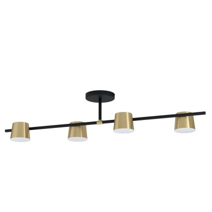 Eglo - LED Pinnale kinnitatav lühter 4xGU10/4,6W/230V 3000K kuldne